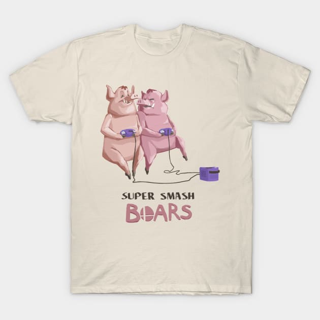 Super Smash Boars T-Shirt by jasonlupas